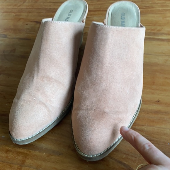 Old Navy Blush Slip On Mules - Picture 10 of 14